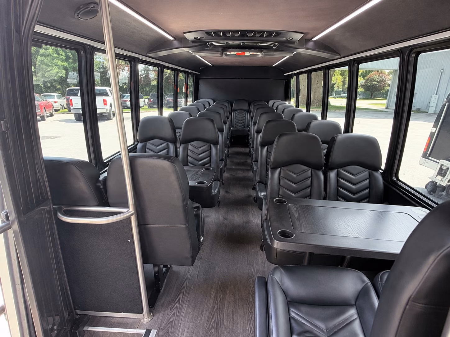 gilroy 15 passenger minibus inside