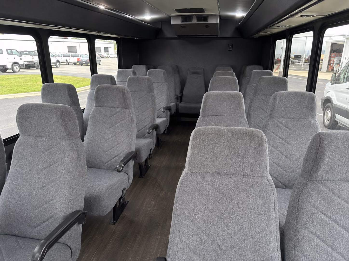 gilroy 15 passenger minibus interior