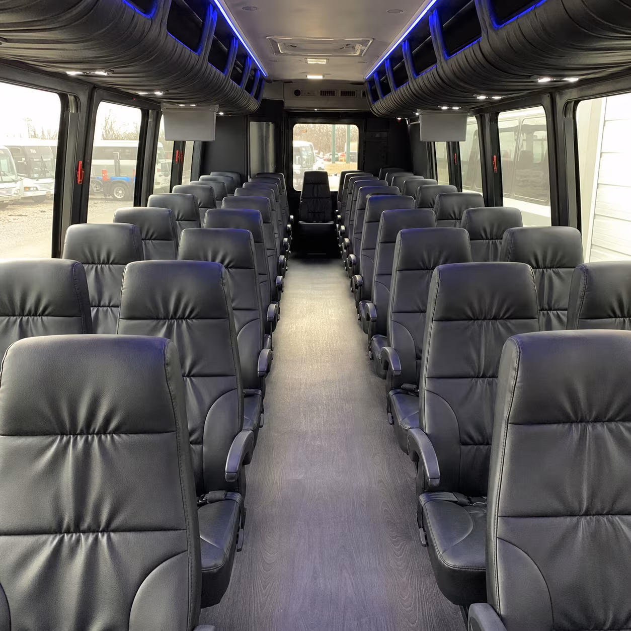 gilroy 25 passenger minibus inside