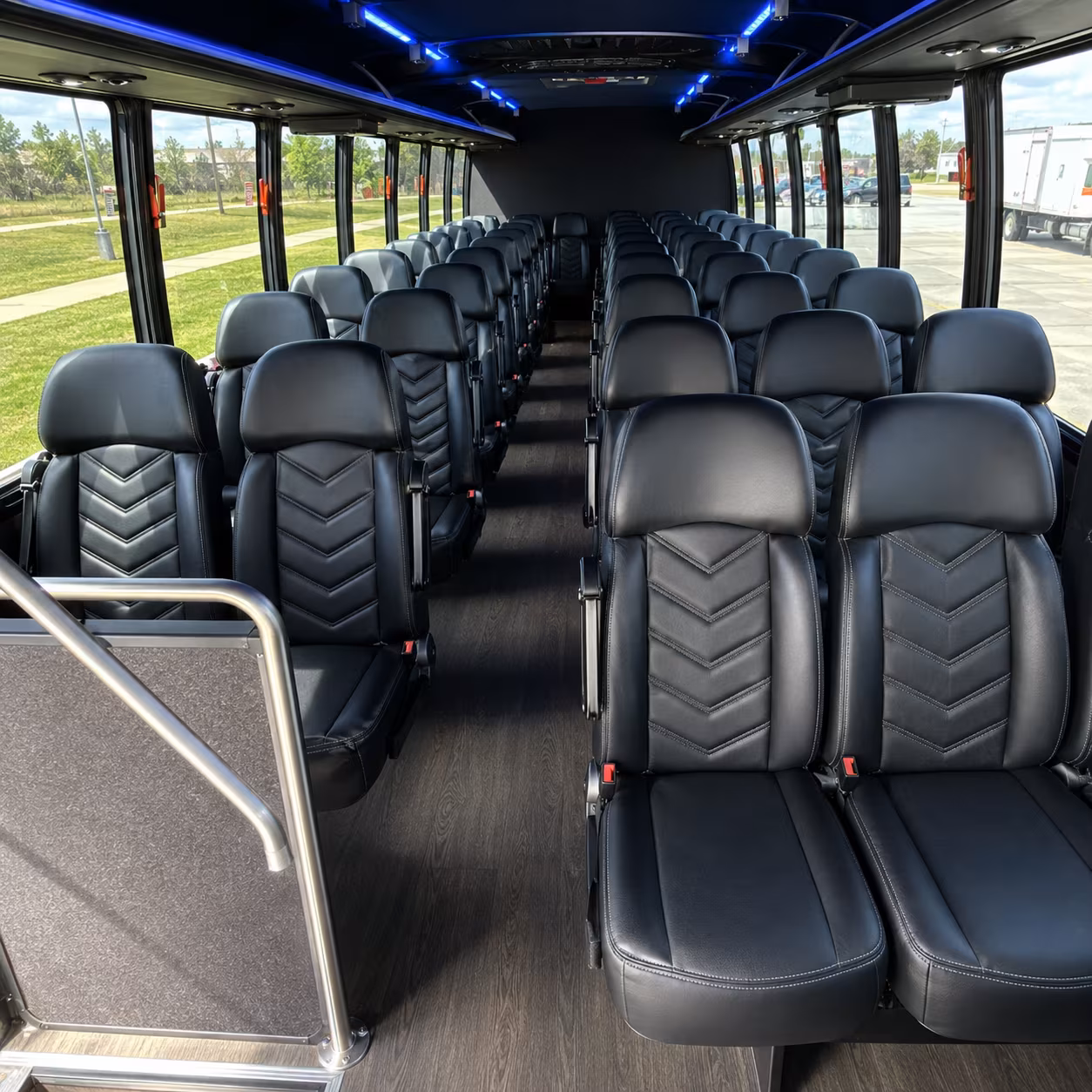 gilroy 25 passenger minibus interior