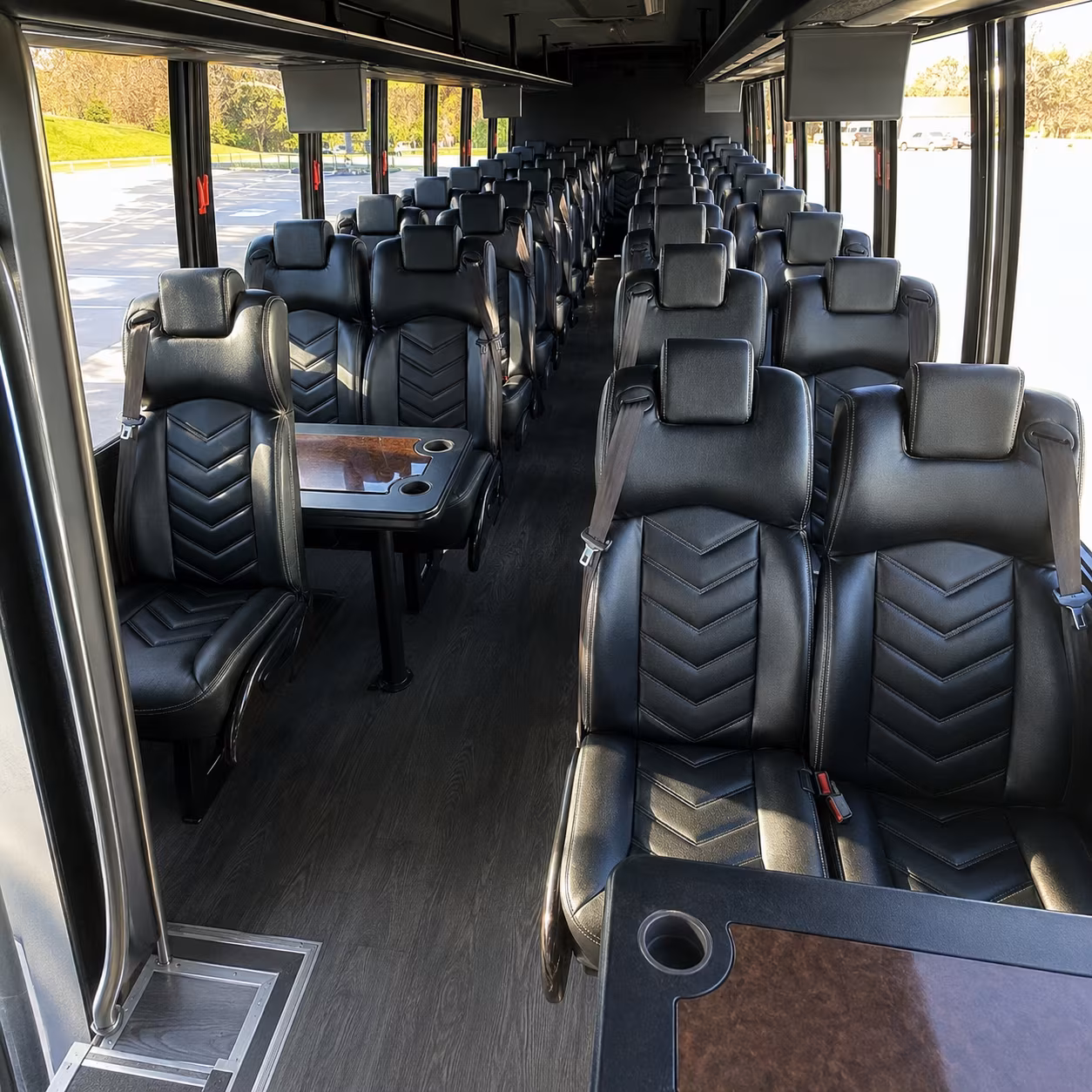 gilroy 30 passenger minibus inside