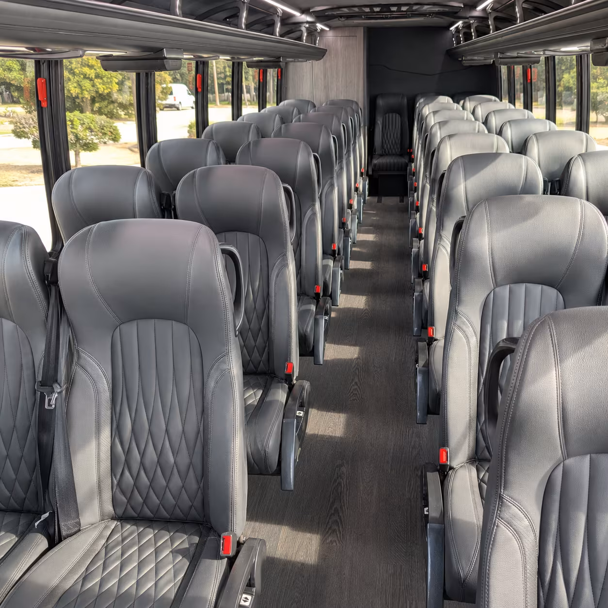 gilroy 35 passenger minibus interior