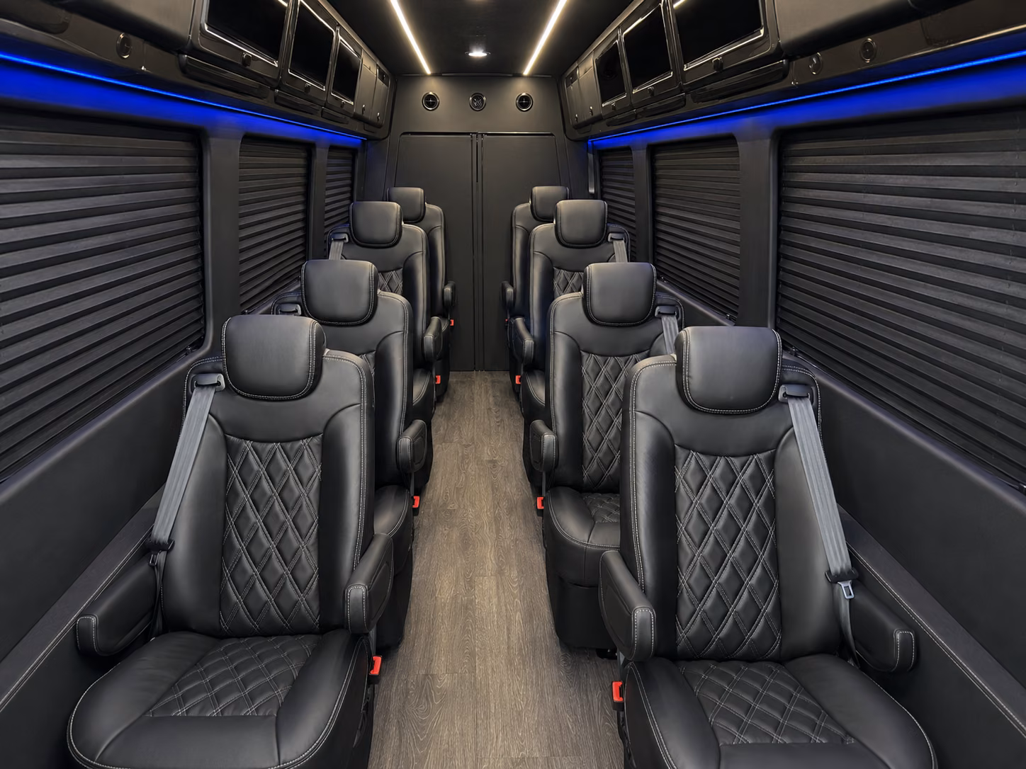 gilroy sprinter van with driver inside
