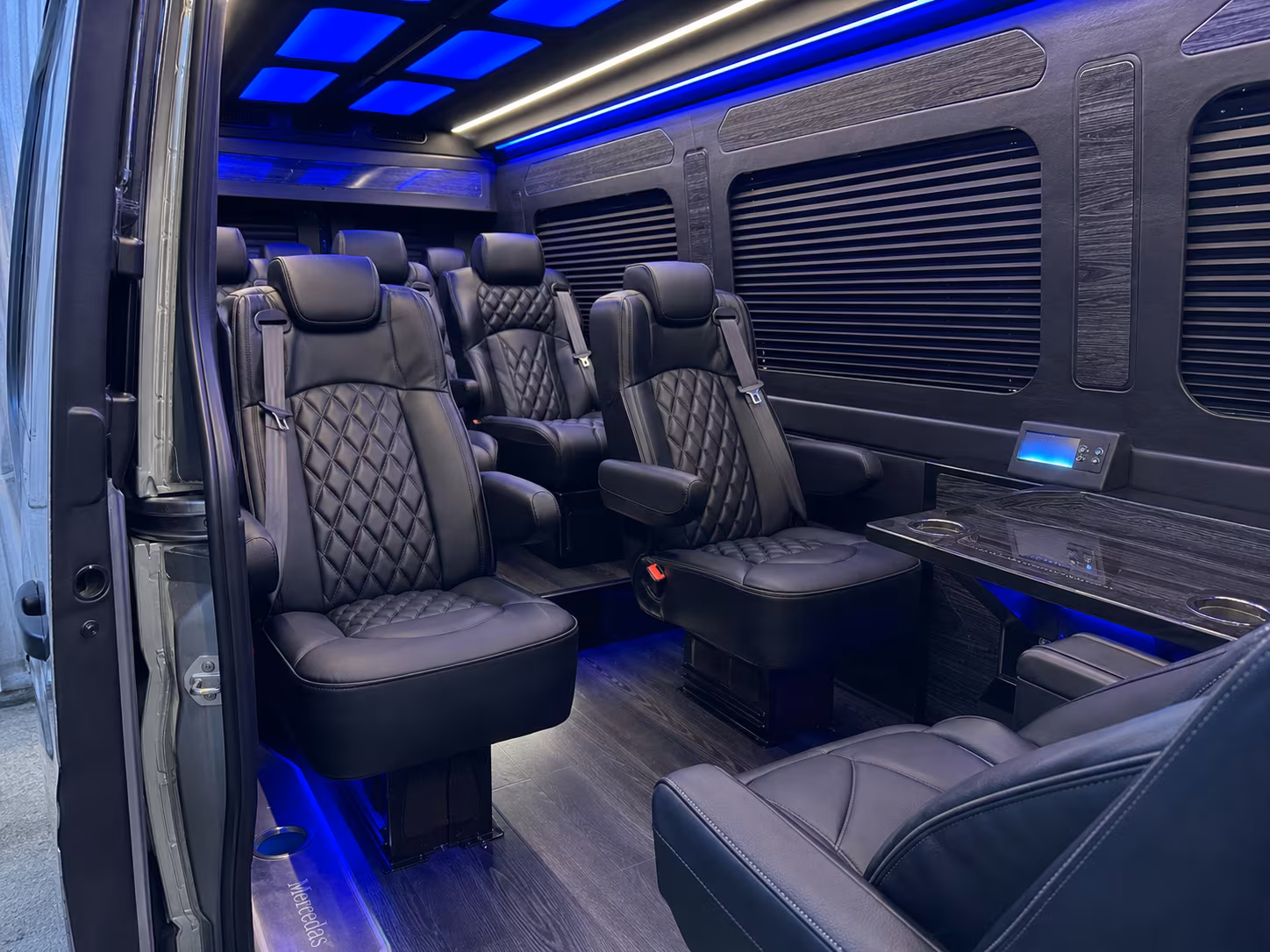 sprinter van transportation for groups and events across gilroy